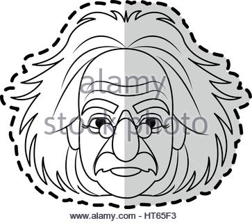 363x320 Albert Einstein Icon Image Stock Vector Art Amp Illustration, Vector