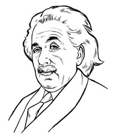 236x282 Albert Einstein Coloring Pages