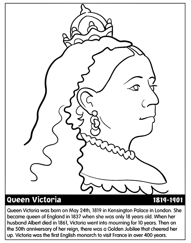 643x815 Queen Victoria Crayola.co.uk