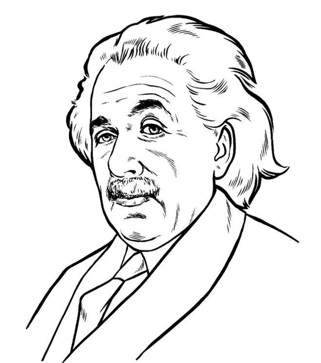660x747 Face Albert Einstein Coloring Pages Kids Coloring Pages