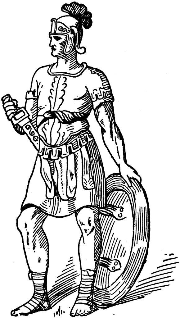 580x1024 Greek Soldier Clipart Etc