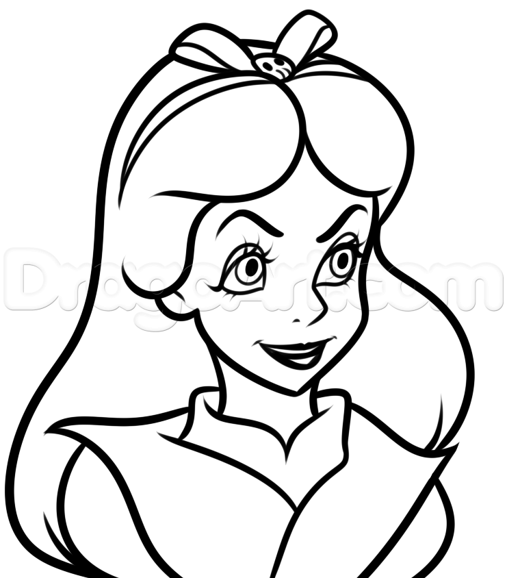 741x844 Dark Alice Drawing Lesson Step 8 Alice In Drawing