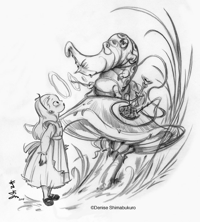 638x709 Denise's Drawing Board Illustrators I Like Alice