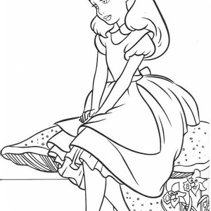 300x300 Alice In Wonderland Cartoon Drawing