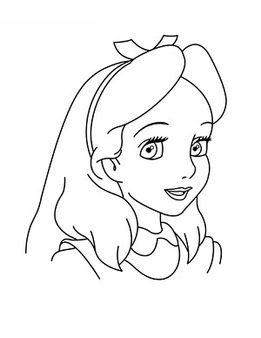 261x338 How To Draw Alice In Wonderland