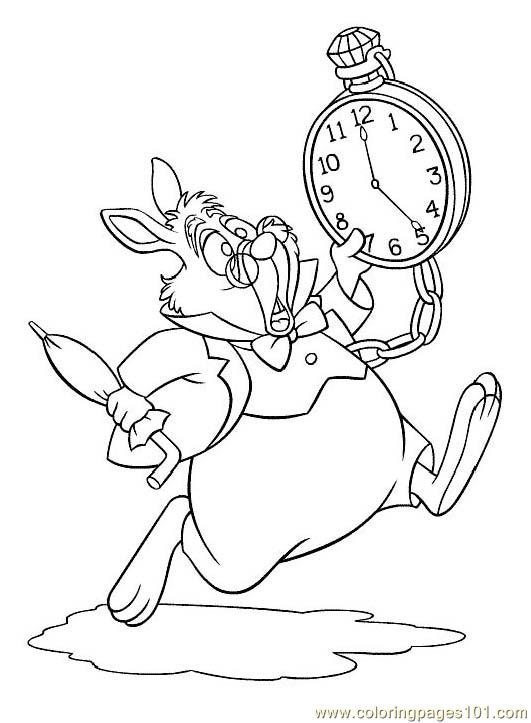 531x723 Alice In Wonderland (6) Coloring Page