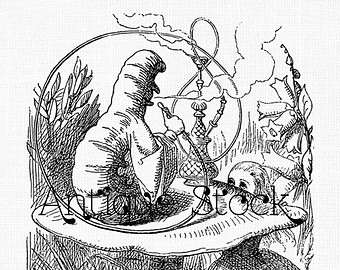 340x270 Vintage Alice Caterpillar Etsy