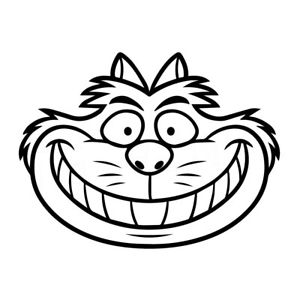 300x300 5 Cheshire Cat Vinyl Decal Sticker Car Window Laptop Alice