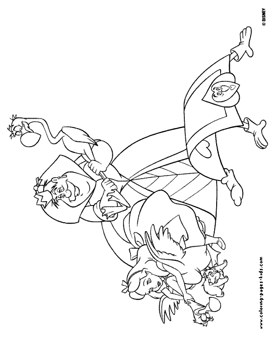 561x687 Alice Wonderland Queen Coloring Page Alice In Wonderland Drawings