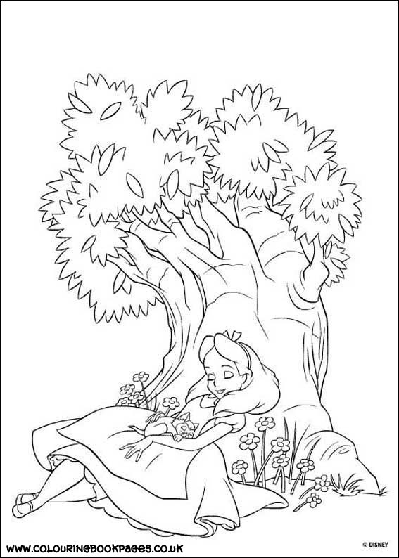 567x794 Alice In Wonderland Colouring Pages Printable Colouring Sheets