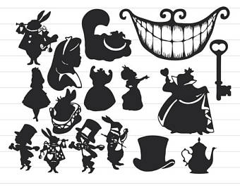 340x270 Alice Silhouette Etsy