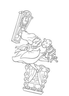 236x330 Coloring Pages Of Alice Looking Through Key Hole Alice