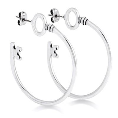 400x400 Disney Couture Alice In Wonderland Key Hoop Earrings Lucy