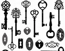 214x170 Key Drawings Clip Art