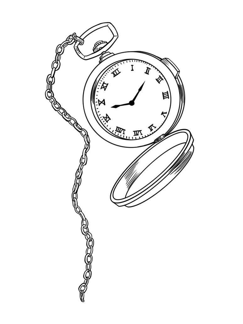 774x1032 Pocket Watch Tattoo Design Art And Stuff Pocket