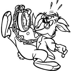 300x300 White Rabbit And Mad Hatter Tea Party In Alice In Wonderland