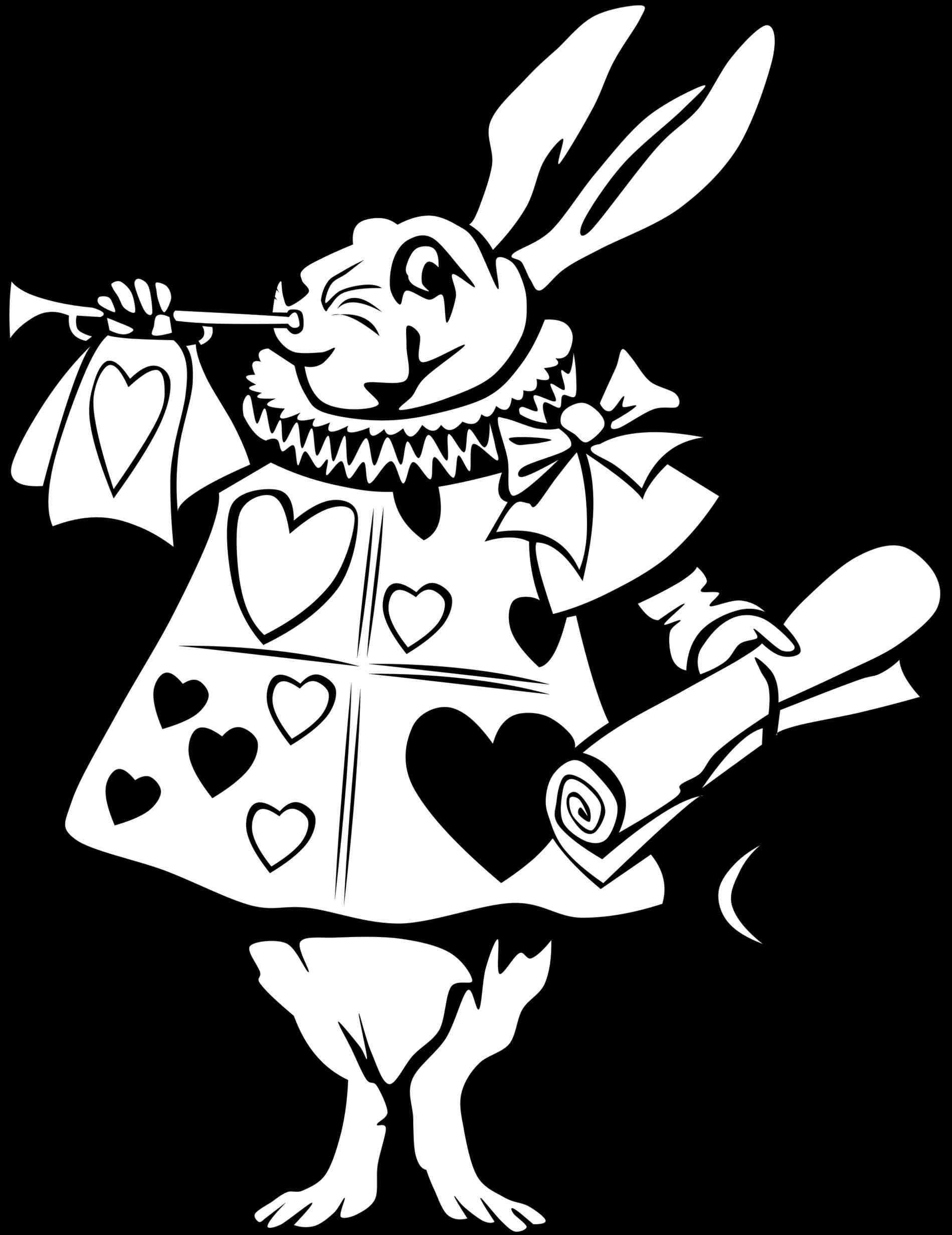 Alice In Wonderland Rabbit Drawing at GetDrawings | Free download