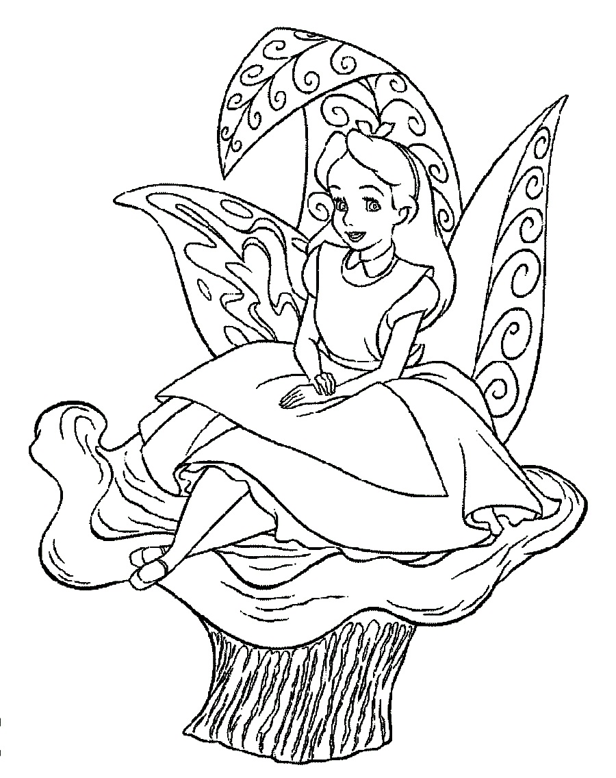 900x1136 Alice In Wonderland Coloring Pages For Adults Rabbit