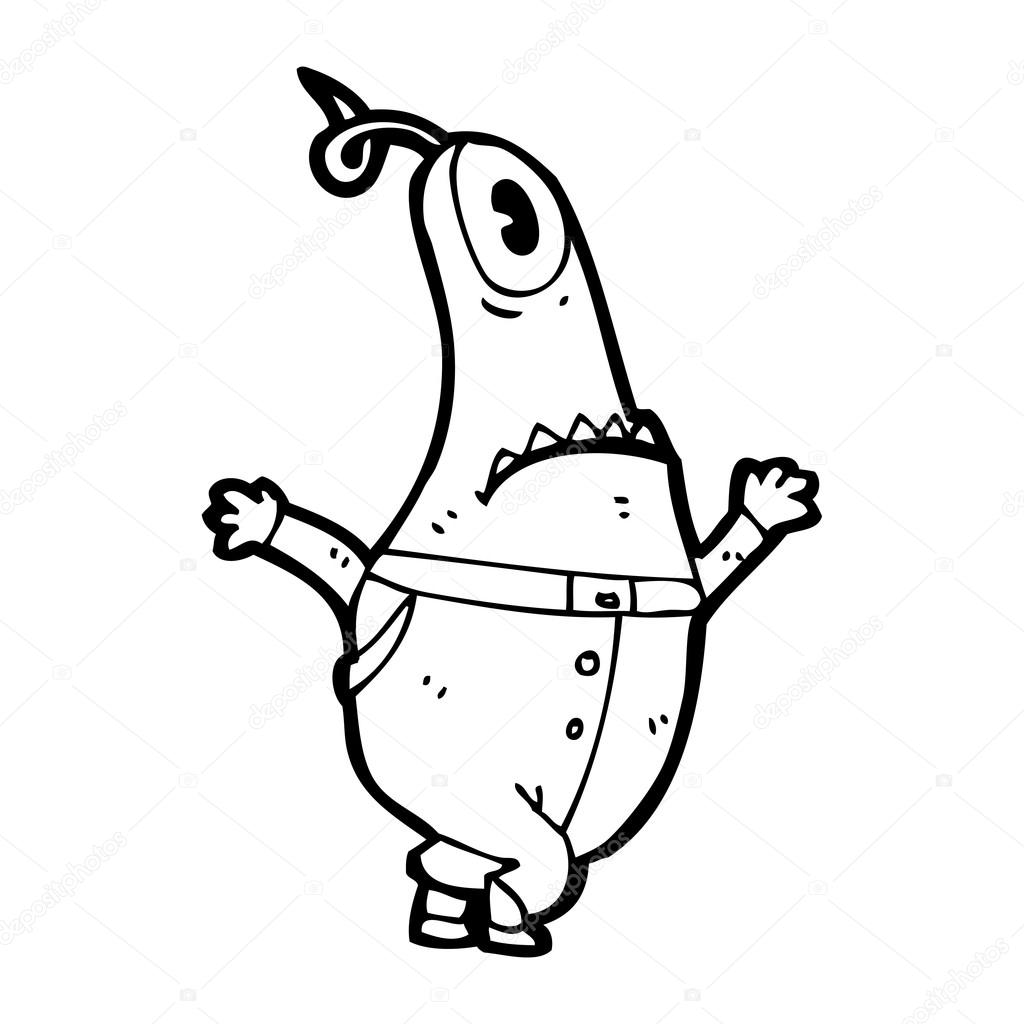 1024x1024 Drawn Alien Weird Alien