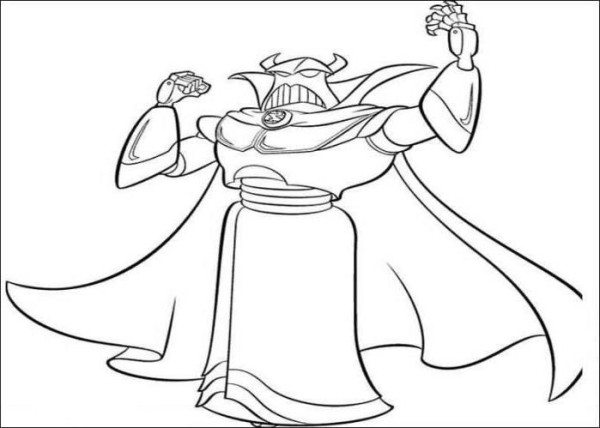 600x428 Sarge Alien Head Toy Story 2 Coloring Pages