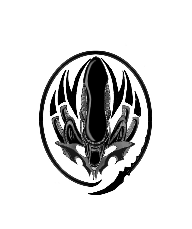800x957 Alien Tattoo Design 2 By Necronomicon32