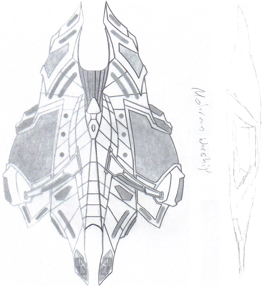 900x1036 Trek Alien Ship Concept By Jon Michael May