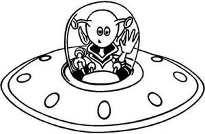 300x196 Alien Spaceship Vinyl Decal Car Truck Window Sticker Ebay