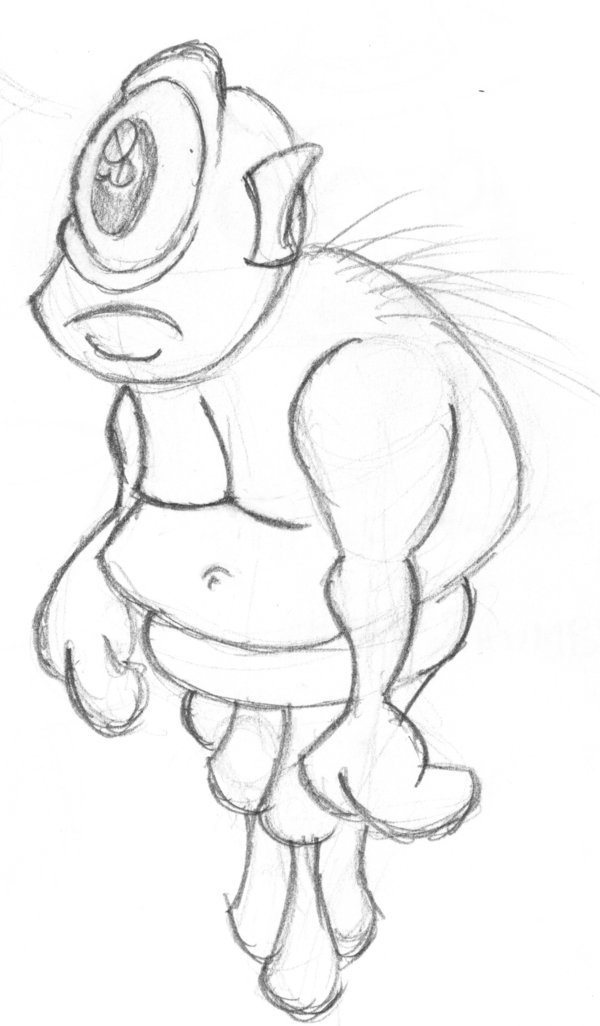 600x1026 Alien Sketch By Dr3ambot