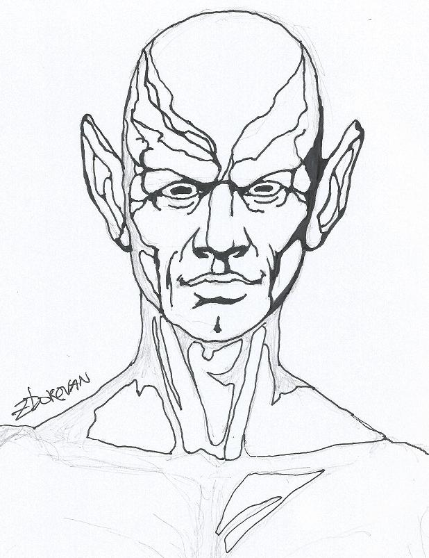 618x803 Alien Fade Sketches Amp Drawings Aliens, Sketches