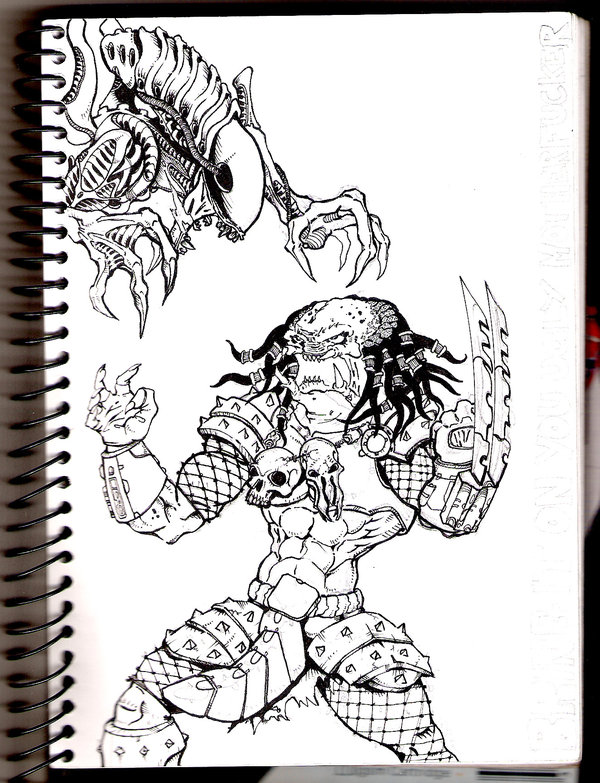 600x783 Alien Vs Predator By Ninjacheese