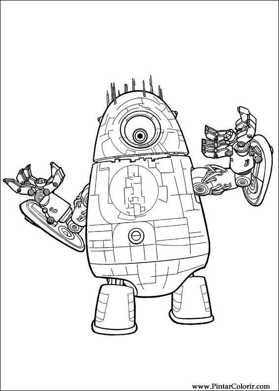 567x794 Drawings To Paint Amp Colour Monsters Aliens