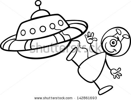 450x348 Drawn Alien Cartoon Character