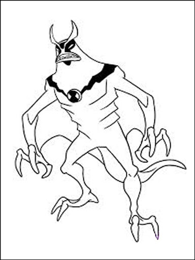 384x512 Painting Ben 10 Alien For Kids For (Android) Free Download