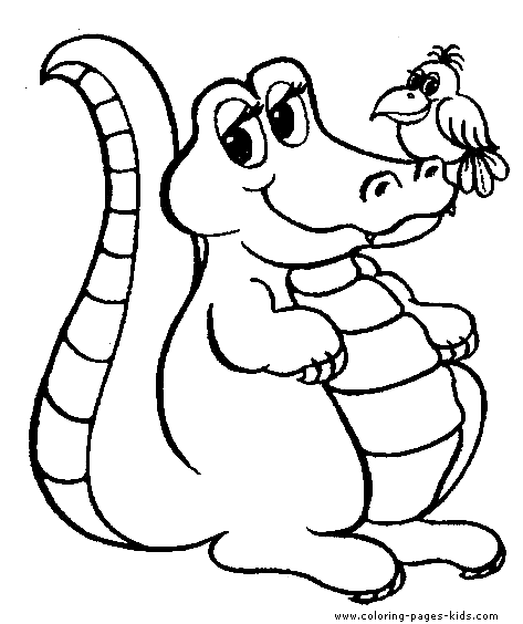 473x564 Cartoon Alligator Coloring Pages Printable For Fancy Page Draw