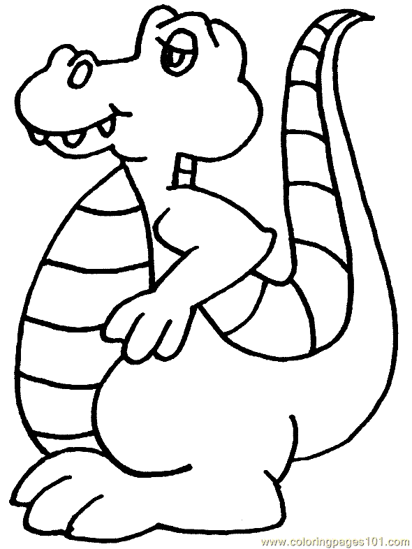 590x786 Crocodile Aligator Coloring Page 03 Coloring Page