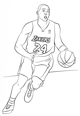 333x480 Carmelo Anthony Shooting Coloring Pages Kobe Bryant Coloring Pages