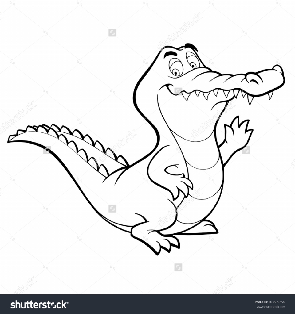 960x1024 Cartoon Alligator Drawings How To Draw Cartoon Characters Easy