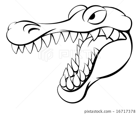 450x367 Alligator Or Crocodile Cartoon Character