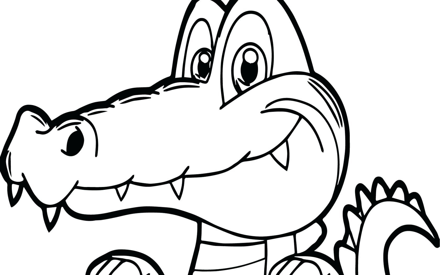 1680x1050 Coloring Alligator Coloring Sheets