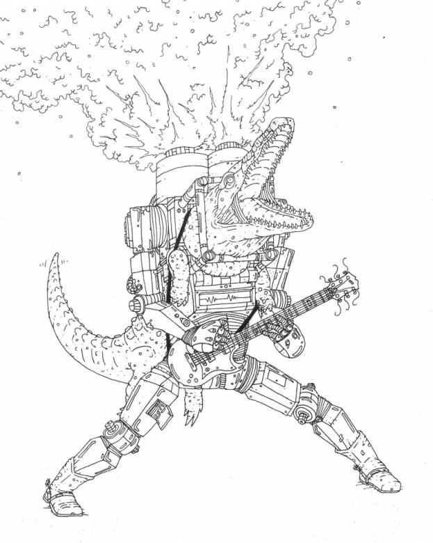 623x780 Alligator Android Rune Alexandersen Beauton Art Gallery