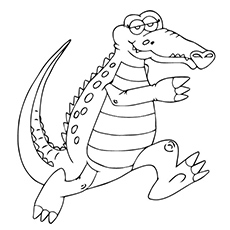 230x230 Top 25 Free Printable Alligator Coloring Pages Online