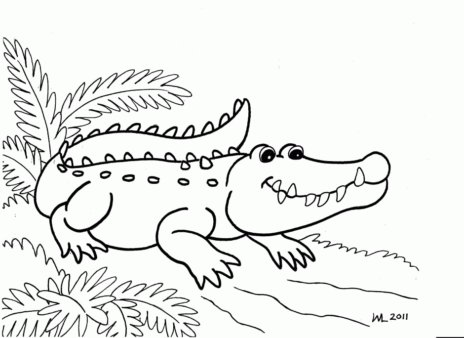 940x684 Cartoon Alligator Pictures For Kids