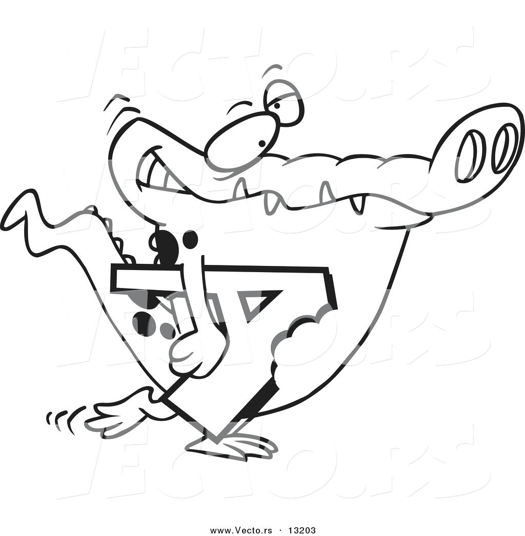 1024x1044 Coloring Alligator Coloring Pictures Vector Of A Cartoon Carrying