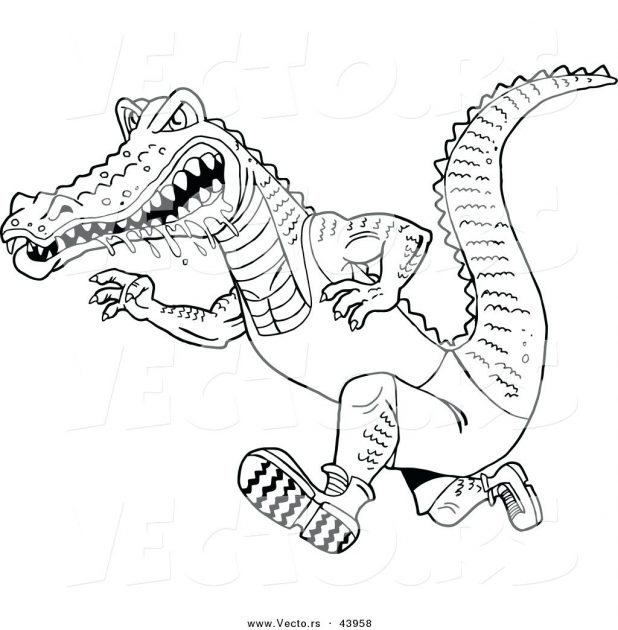 618x630 Articles With Cartoon Alligator Coloring Pages Tag Appealing