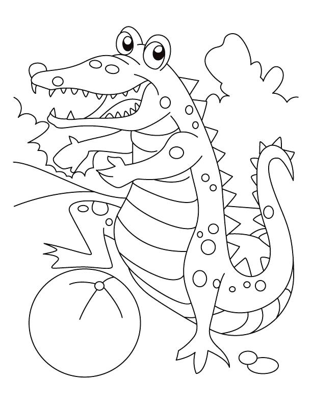 612x792 Alligator Pictures To Color Alligator Coloring Pages Free