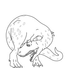 220x220 Allosaurus Coloring Pages