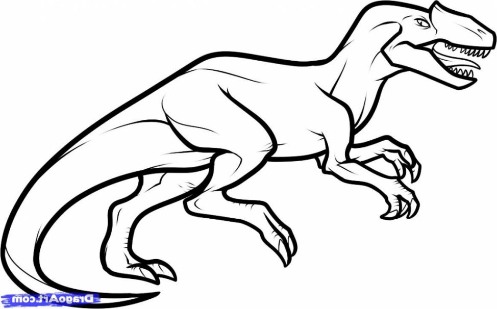 974x606 Coloring Pages Easy Dinosaurs To Draw Easy Pictures Of Dinosaurs