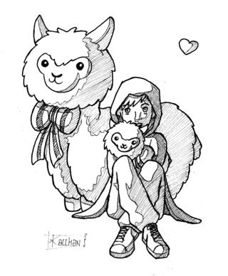 320x388 Alpacasso Drawings On Paigeeworld. Pictures Of Alpacasso