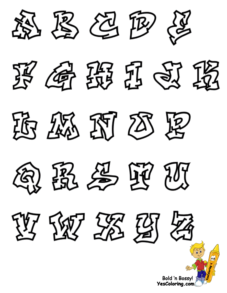 928x1200 Photos Alphabet Graffiti Letters Printable,