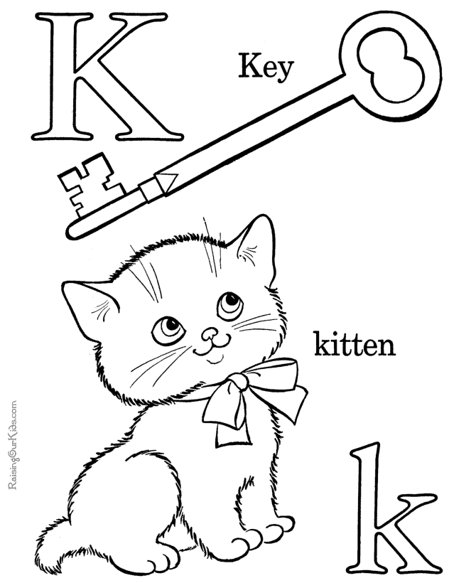 670x820 Alphabet Coloring Book Page